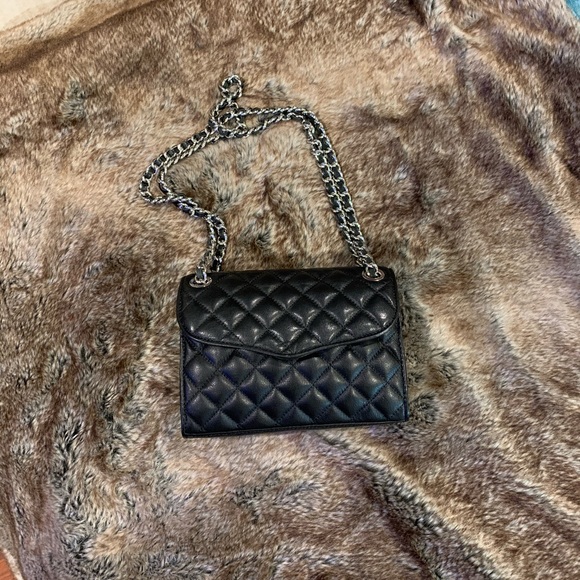 Rebecca Minkoff Black Quilted Leather Handbag - Picture 8 of 9